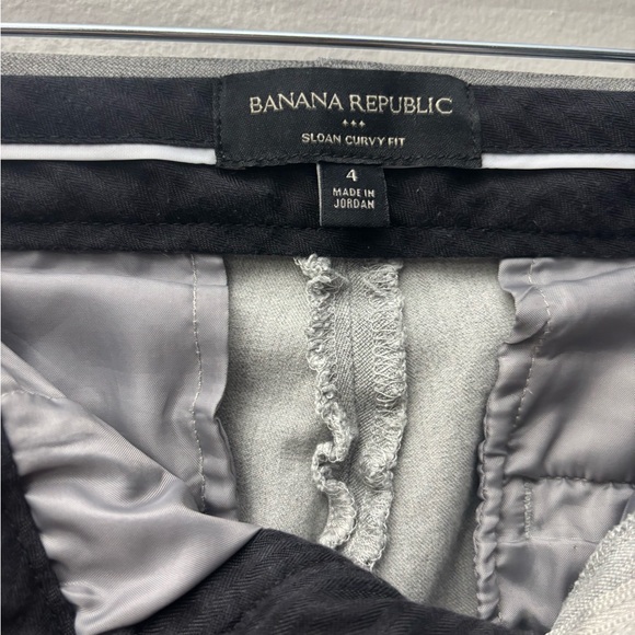 Banana Republic Sloan Womens Grey Dress Pants Size 4 - Picture 5 of 8